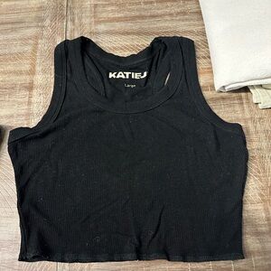 Katie J Black Tank L